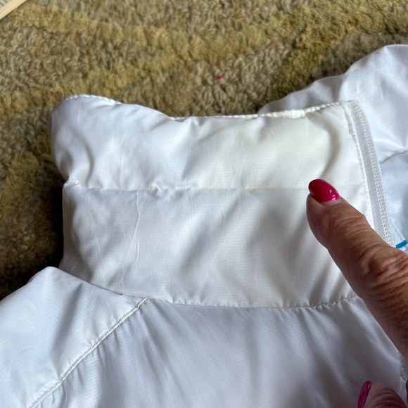 Columbia White and Gray Women's Puffer Jacket (Water Repellent)  SZ: 2X - Picture 15 of 15